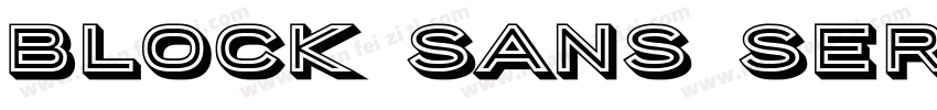 Block Sans Serif字体转换